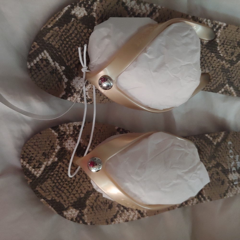 Coach flip flops